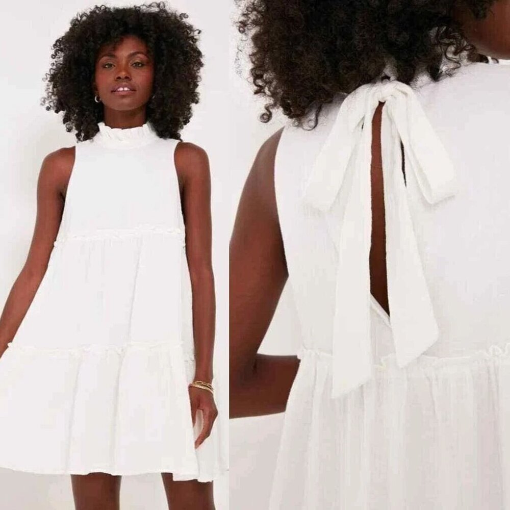 Pomander Place Tuckernuck Morgan Sleeveless High Neck Mini Dress 41442